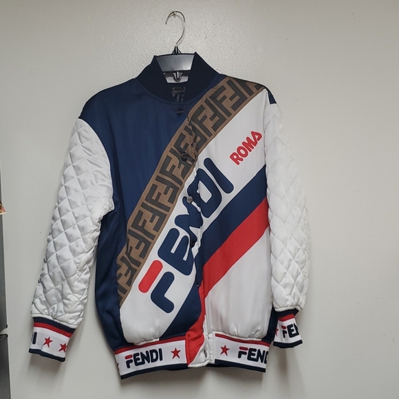 Fendi Jackets & Blazers - Fendi Multicolor Reversible Bomber Jacket